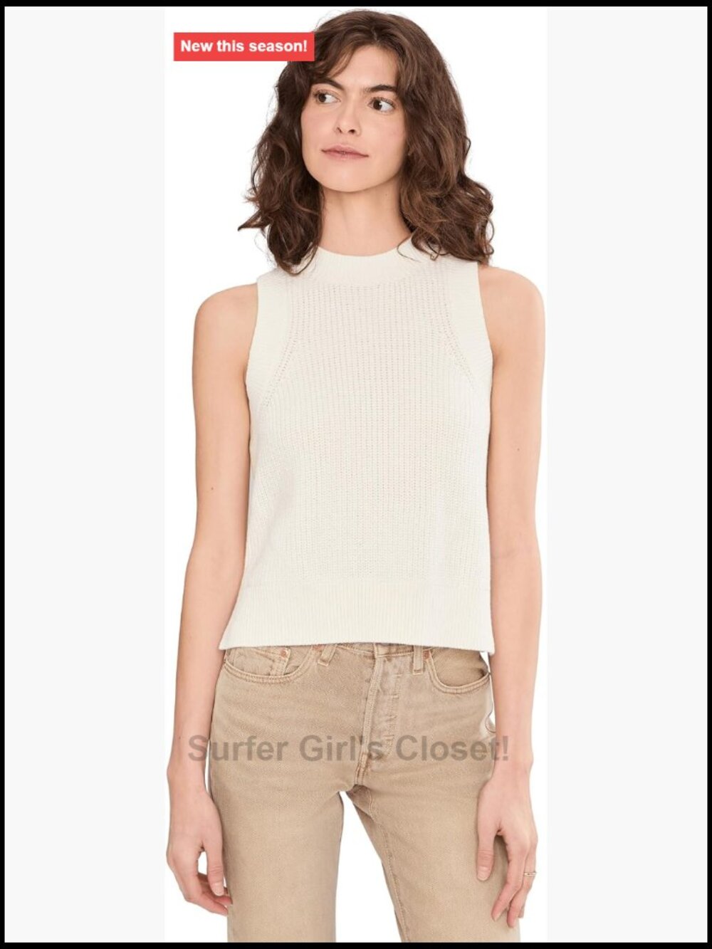 525 America Sleeveless Crew Neck Tank Top 100% Cotton